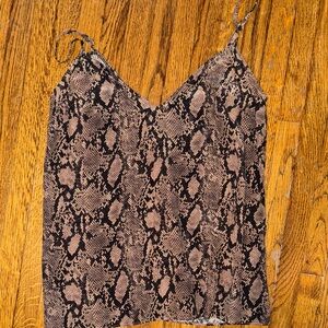 Frame perfect condition snakeskin top